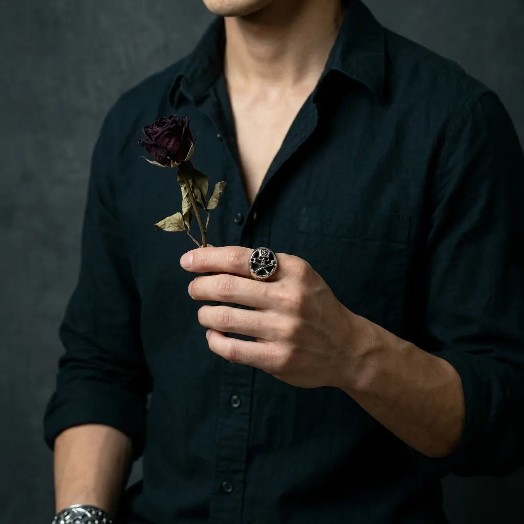Grimcrest Skull Signet Ring