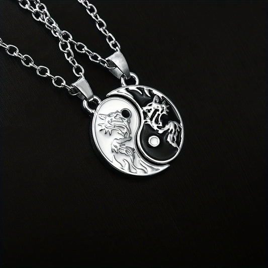 Yin Yang Sun & Moon Necklace