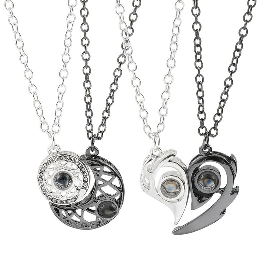 Sun & Moon Projection Necklace