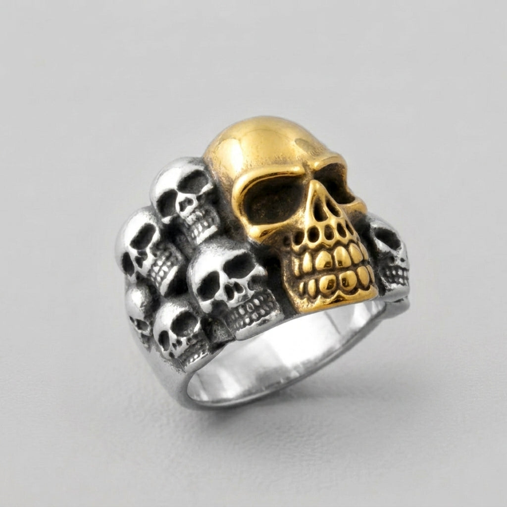 Biker Skull Ring