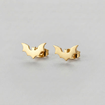 Stainless Steel Bat Earrings