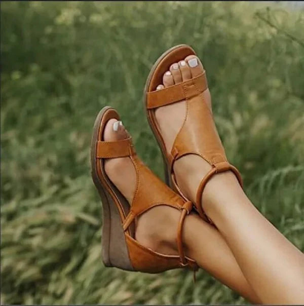 Ankle Strap Wedge Sandals