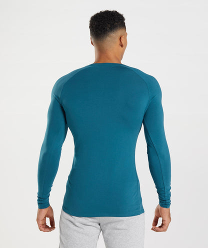 Gymshark Apollo Long Sleeve T-Shirt - Atlantic Blue