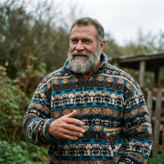 Aztec Sherpa Fleece Half Zip