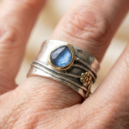 Bohemian Gemstone Meditation Ring