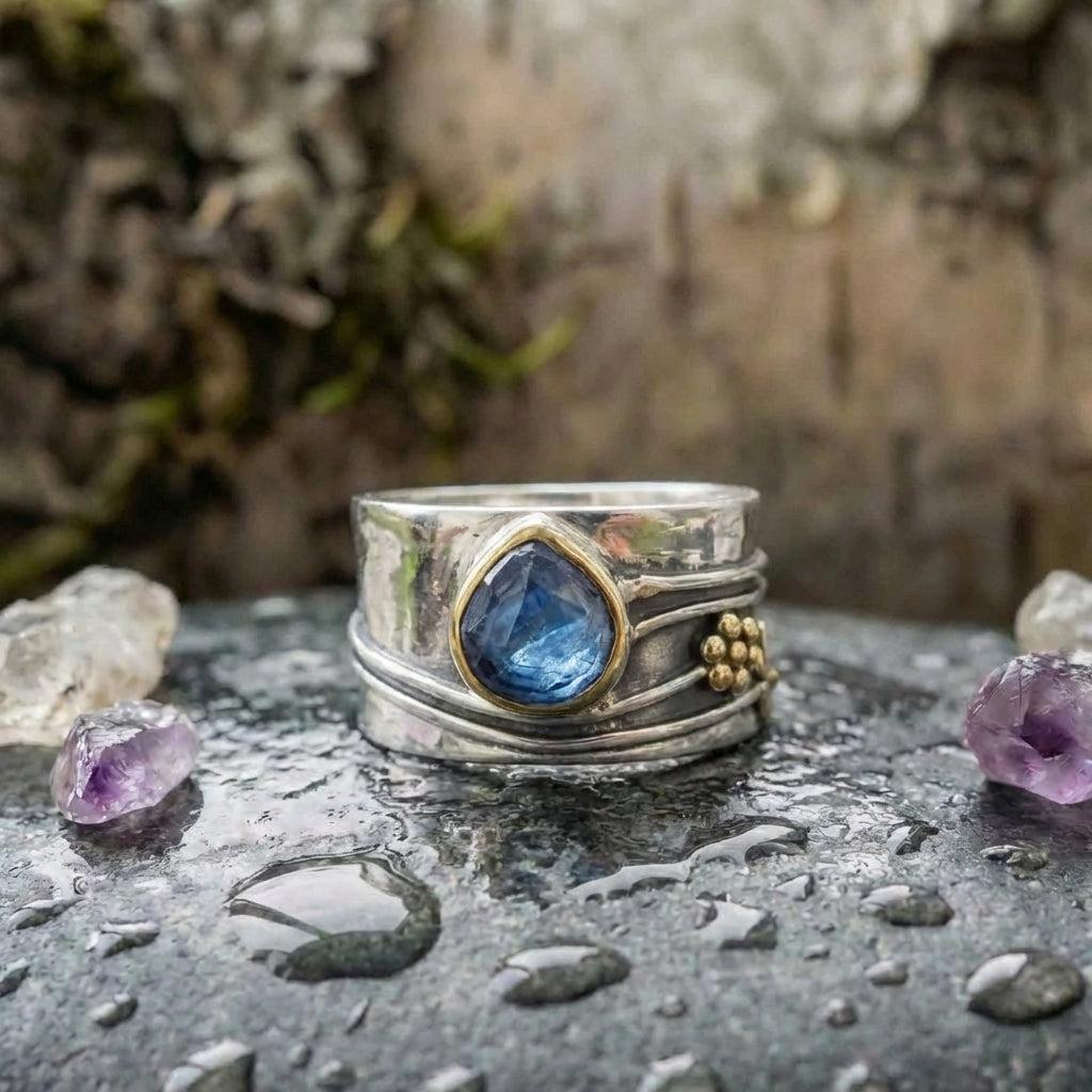 Bohemian Gemstone Meditation Ring