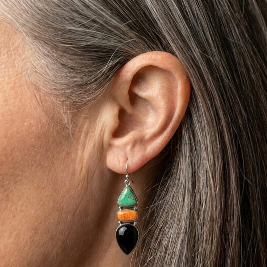 Bohemian Geometric Dangle Earrings
