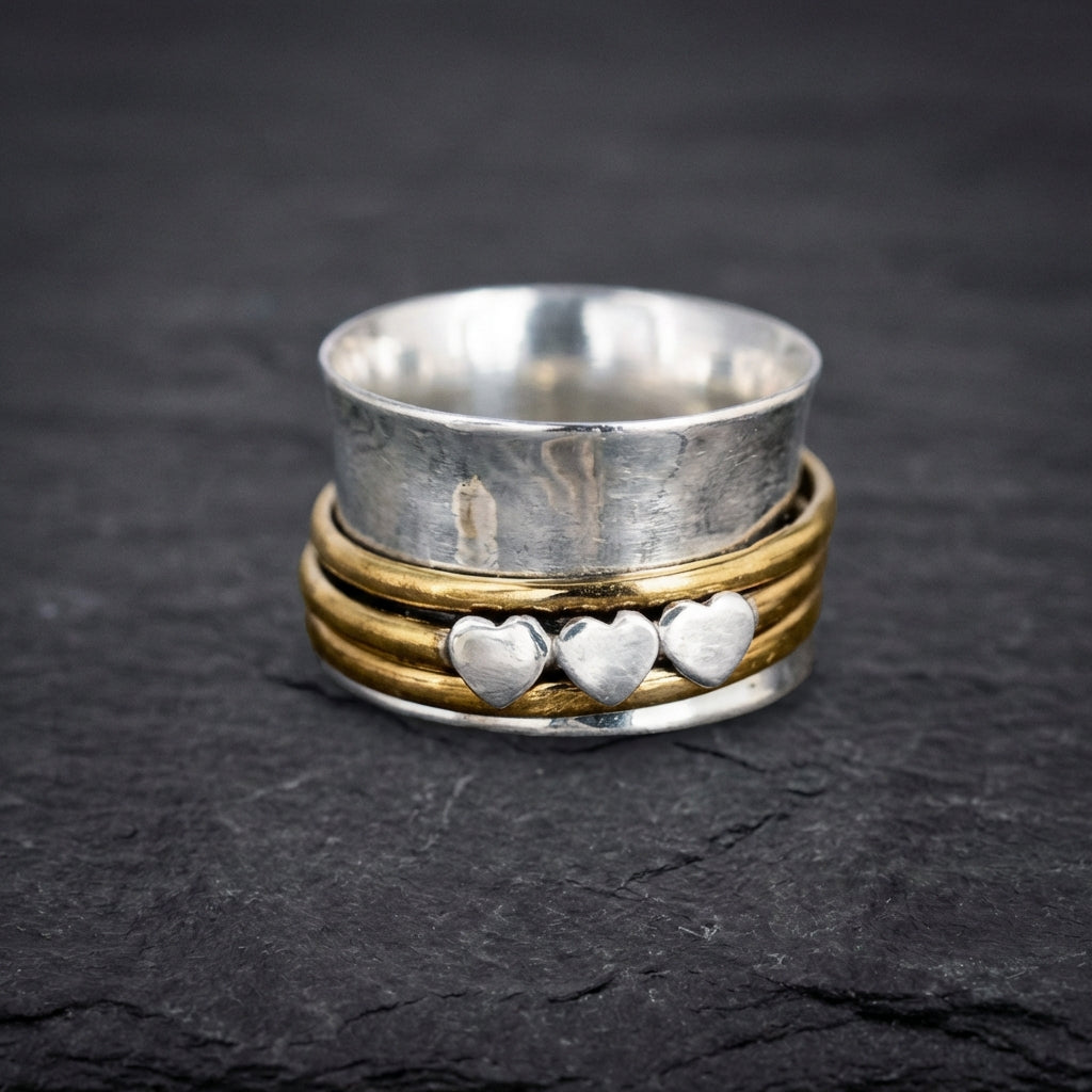 Bohemian Heart Band Ring 17319918