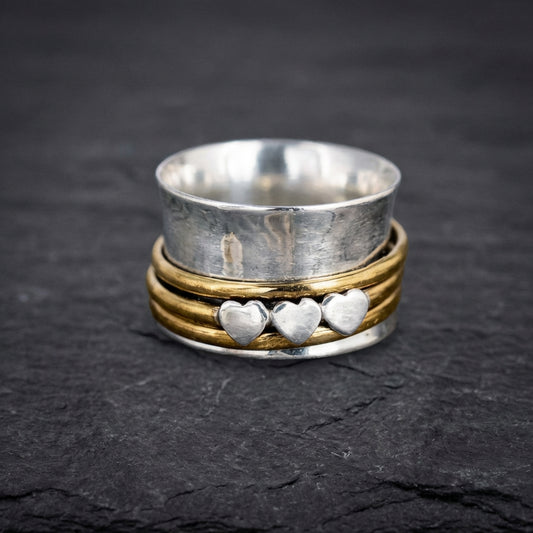 Bohemian Heart Band Ring 17319918