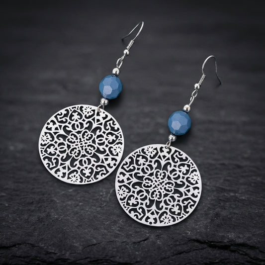 Bohemian Hollowed Circular Earrings