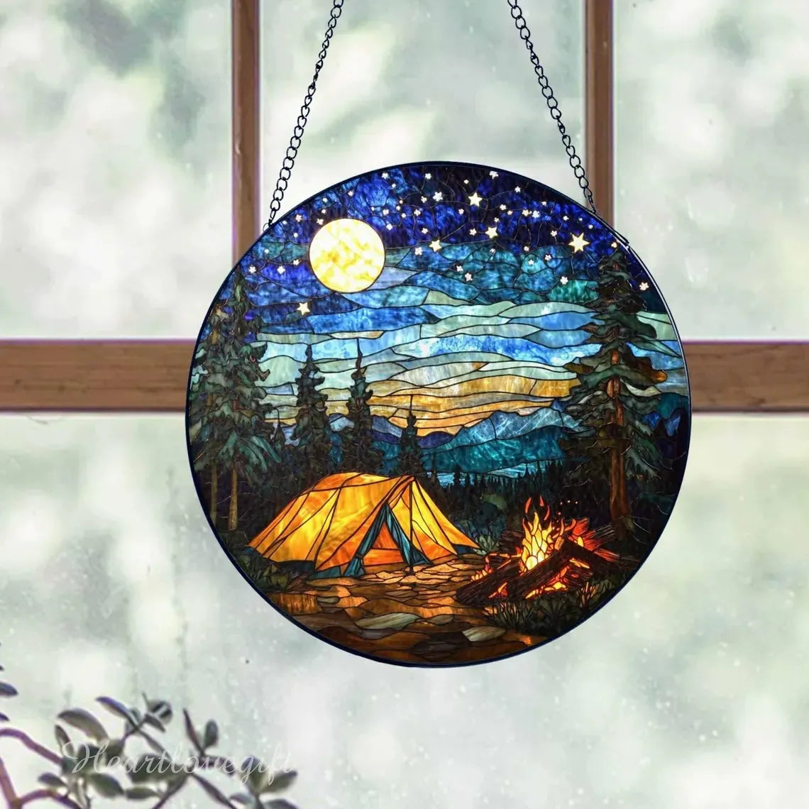 Camping Under Stars Suncatcher