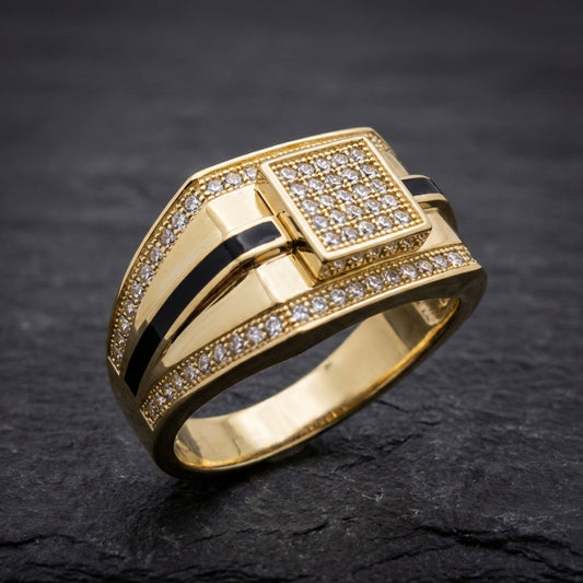 Classic Gold Zircon Ring 30043403