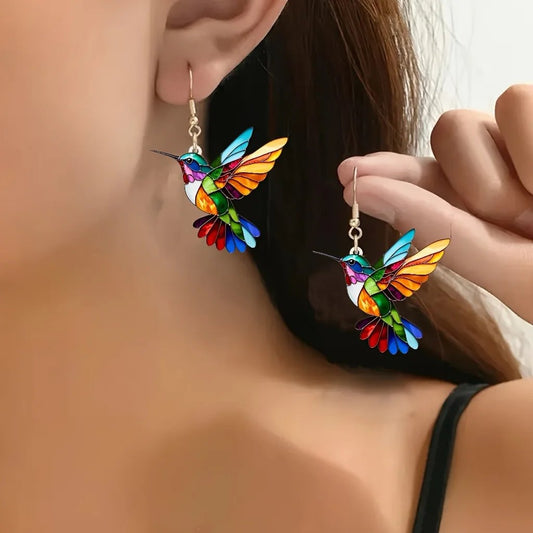 Colorful Hummingbird Earrings 42916158 01 (1)