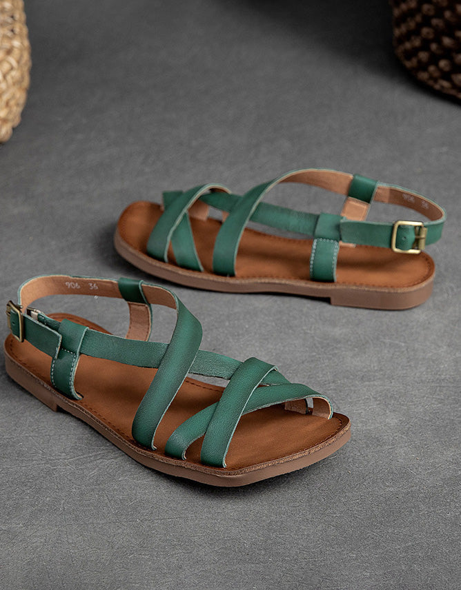 Strappy Flat Sandals