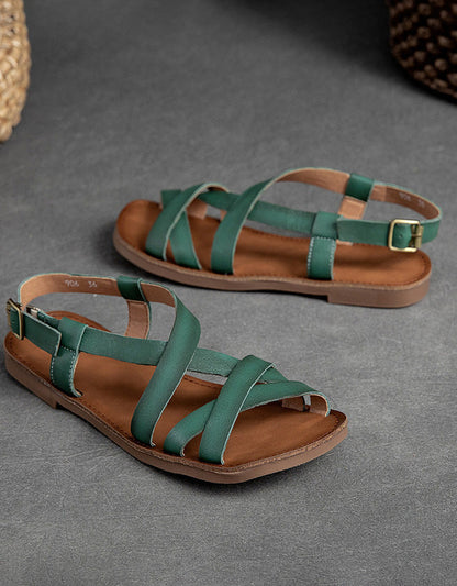 Strappy Flat Sandals