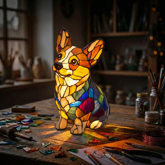 Corgi Lamp