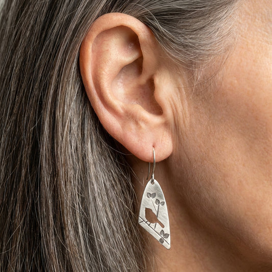 Elegant Bird Dangle Earrings