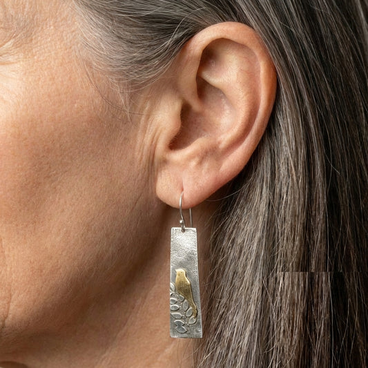 Elegant Bird Dangle Earrings