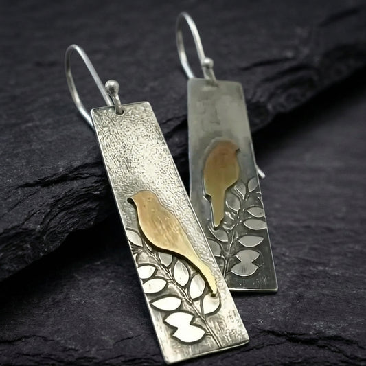 Elegant Bird Dangle Earrings 77874674
