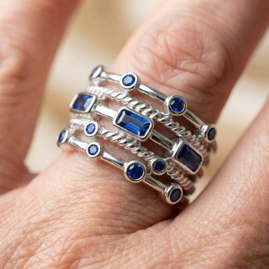 Elegant Blue Sapphire Ring