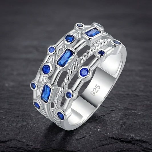 Elegant Blue Sapphire Ring 10228062