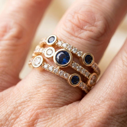 Elegant Blue Sapphire Ring