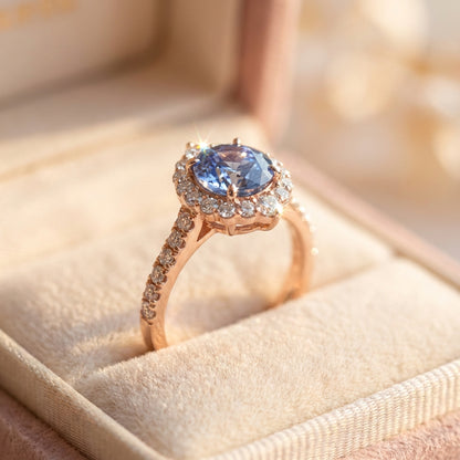 Elegant Blue Sapphire Ring