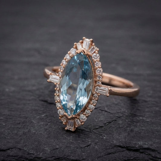 Elegant Blue Sapphire Ring 68762747