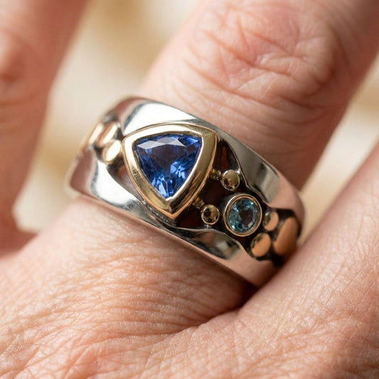 Elegant Blue Sapphire Ring