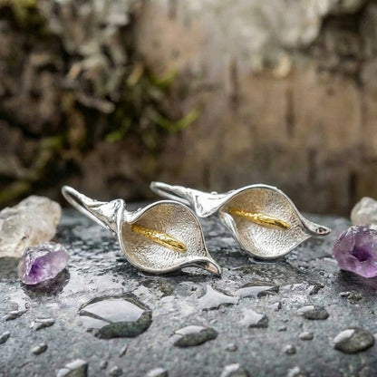 Elegant Calla Lily Earrings