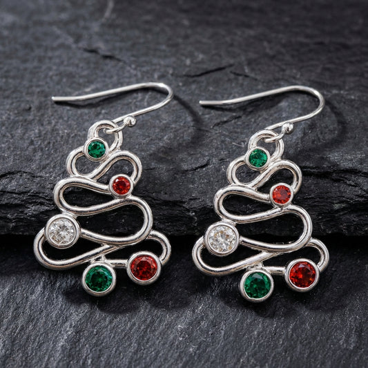 Elegant Christmas Tree Earrings 70415136