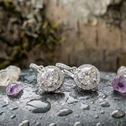 Elegant Crystal Dangle Earrings