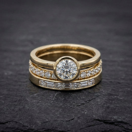 Elegant Crystal Engagement Ring 43911796