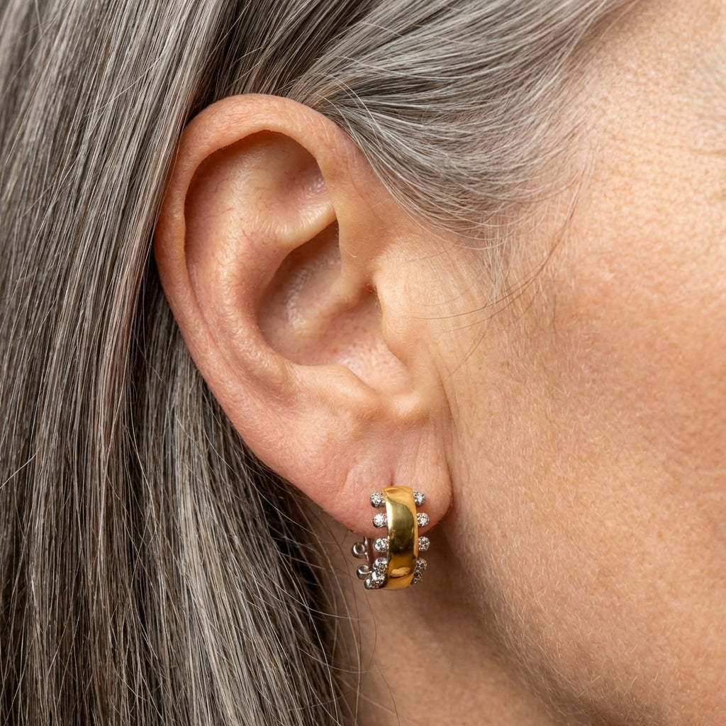 Elegant Crystal Geometric Earrings