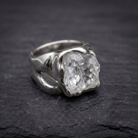 Elegant Crystal Quartz Ring 64513229
