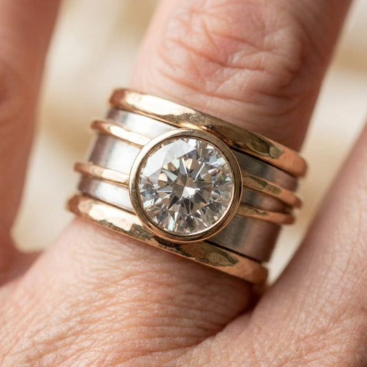 Elegant Crystal Statement Ring