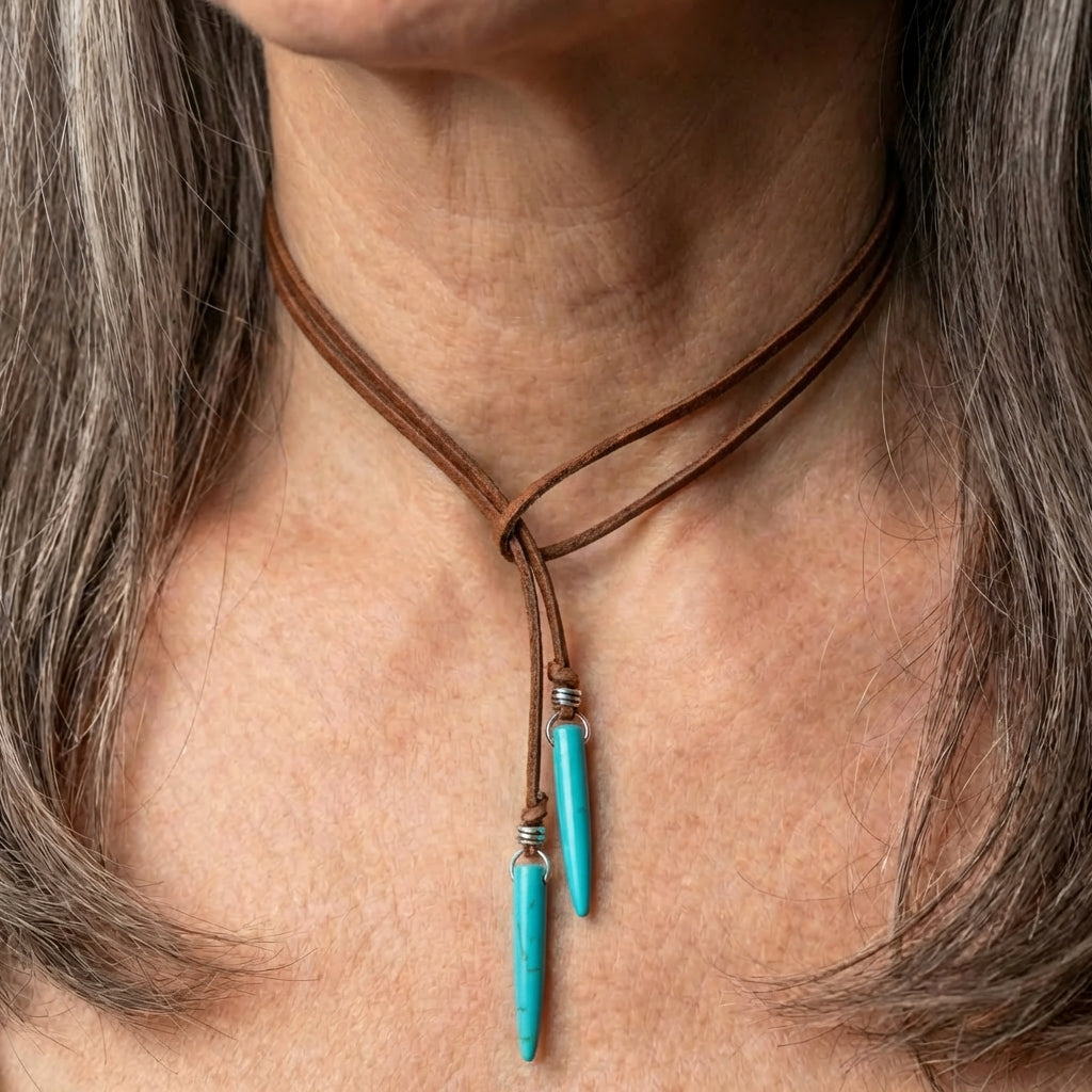 Elegant Double Wrap Turquoise
