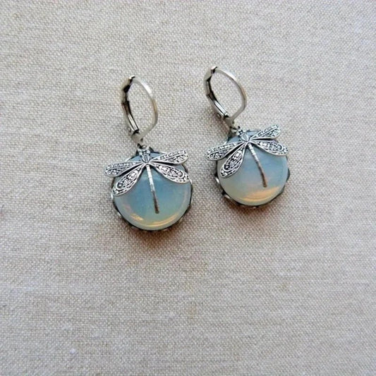 Elegant Dragonfly Opal Earrings 90659265 01 (1)