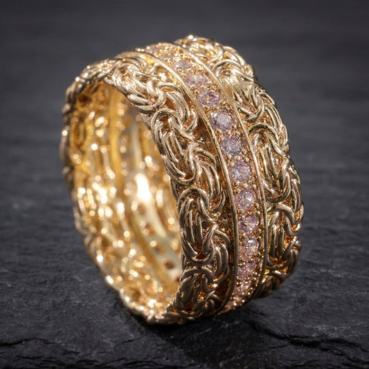 Elegant Filigree Zircon Ring 88066370