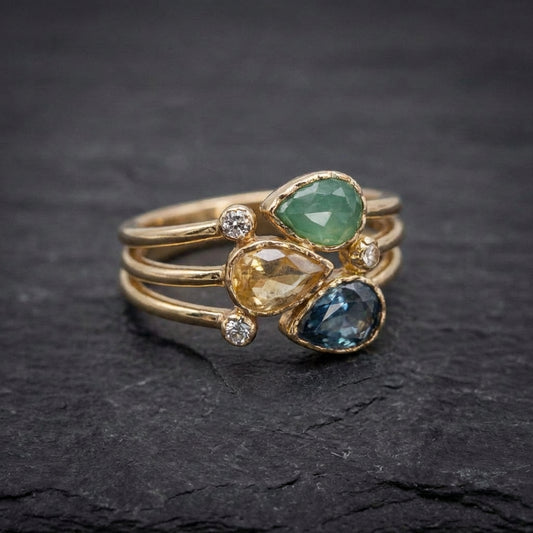 Elegant Gemstone Statement Ring 49585195