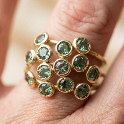Elegant Green Stone Ring