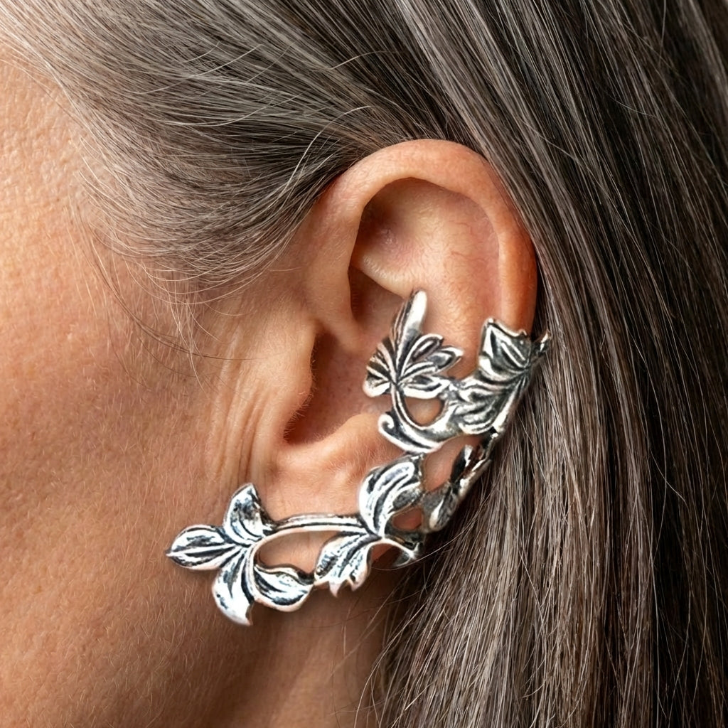 Elegant Hollow Out Floral Leaf Shape Earrings