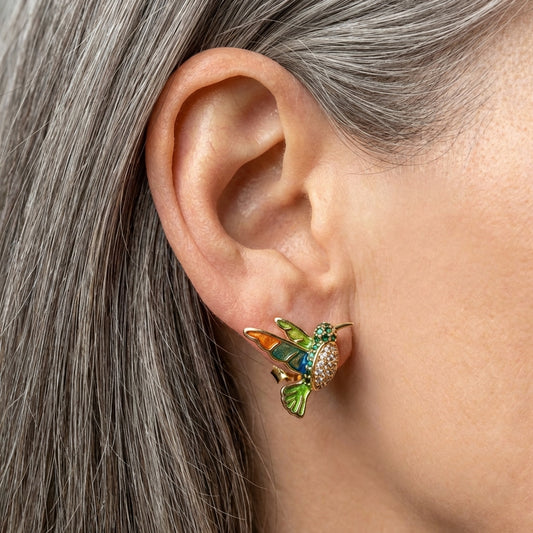 Elegant Hummingbird Earrings