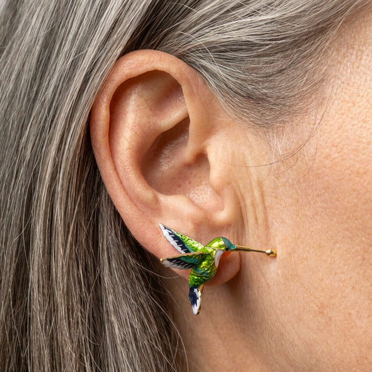 Elegant Hummingbird Earrings