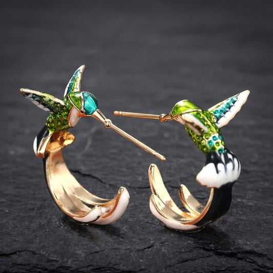 Elegant Hummingbird Earrings 69767612