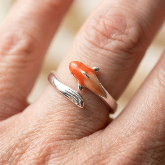 Elegant Koi Fish Ring