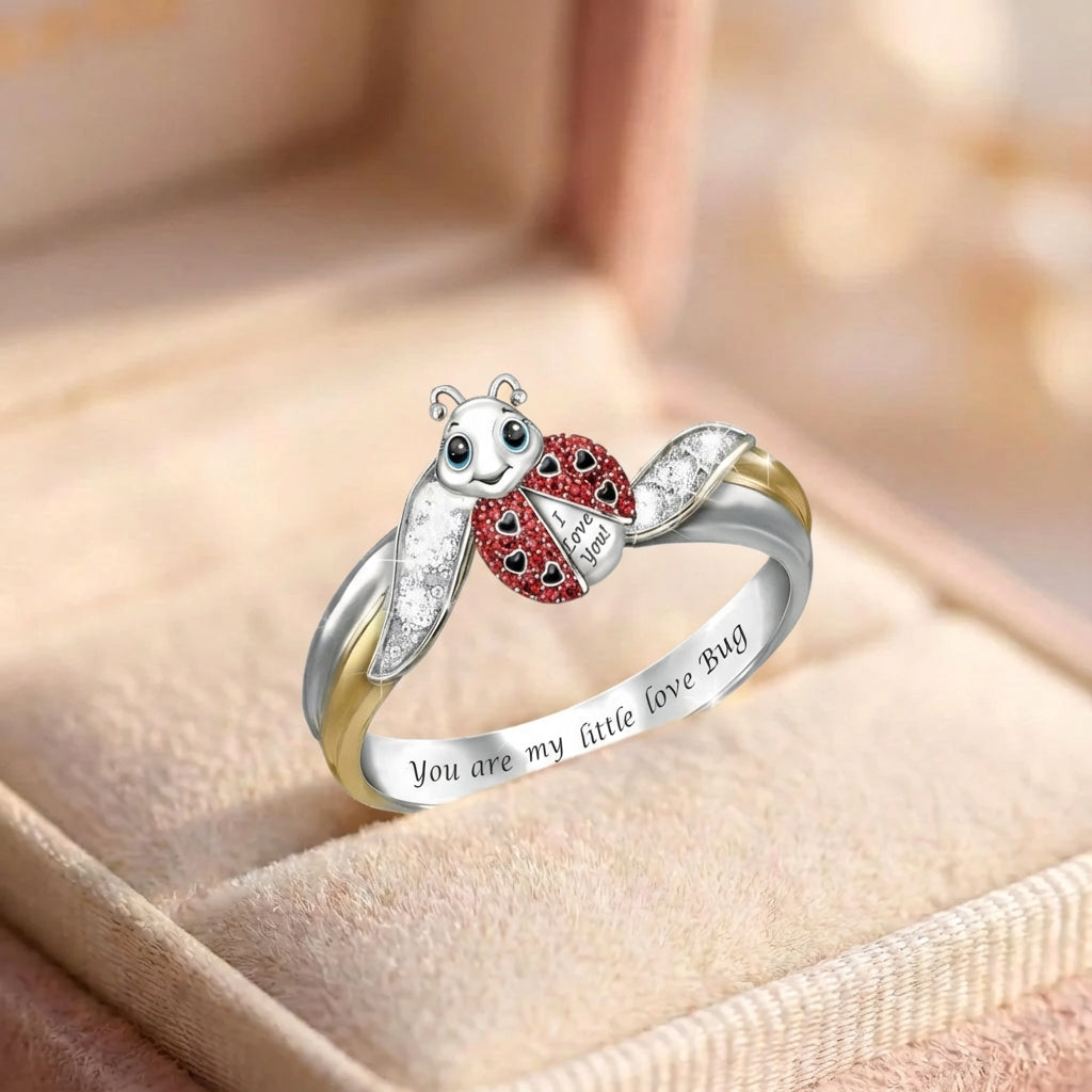 Elegant Lovebug Whisper Ring