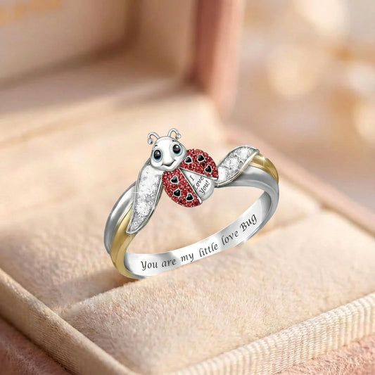 Elegant Lovebug Whisper Ring