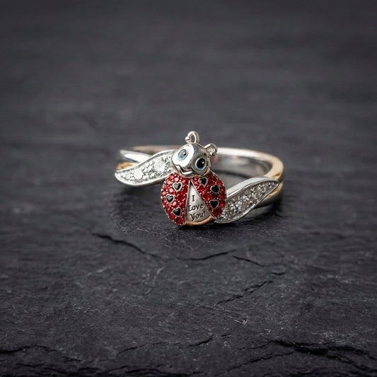 Elegant Lovebug Whisper Ring