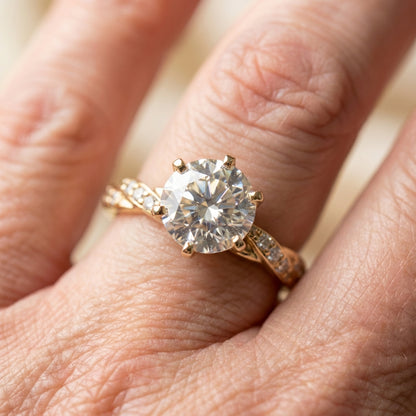Elegant Moissanite Ring